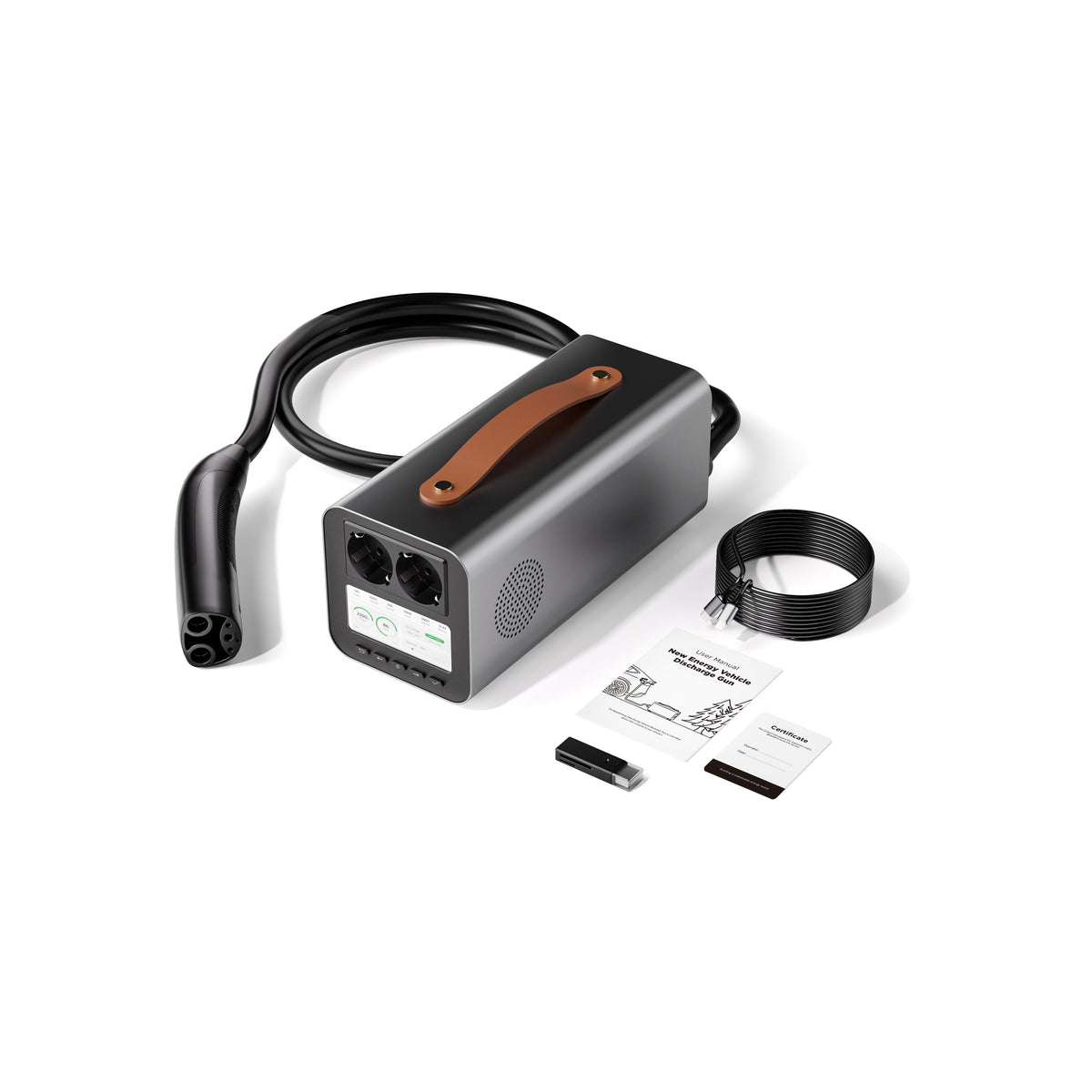 Tesla V2L Discharge, 3.5KW 5KW V2L Discharge Gun for Tesla ,Power Share Device Factory Sales