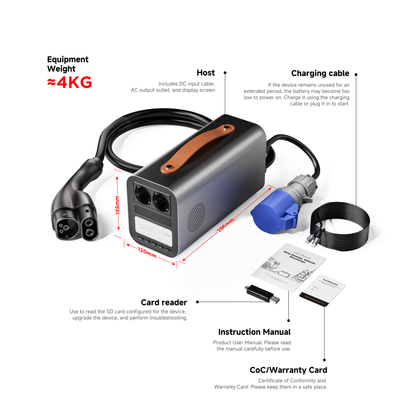 Tesla V2L-Entladung, 3,5 kW 5 kW V2L-Entlader für Tesla, Power Share-Gerät Fabrikverkauf